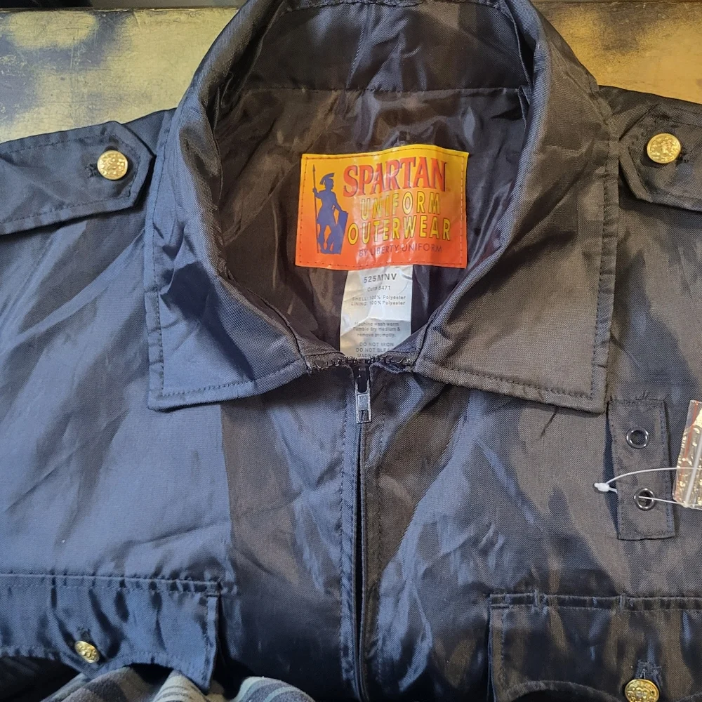 Spartan Uniform Outerwear Men's, Navy Blue, Size L‎